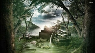 Car Crash Wallpaper Fantasy