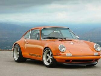 Porsche Old Cars Orange Vehicles Wallpaper