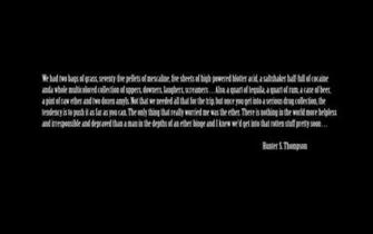 Wallpaper Text Quotes Fear And Loathing