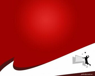 Volleyball Background For Powerpoint Template