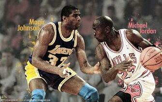 Magic Johnson Clyde Drexler