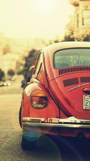 Volkswagen Beetle Vintage Wallpaper iPhone