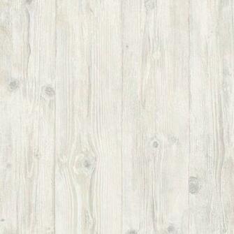 Faux Wide White Washed Wood Planks Wallpaper Ll29501