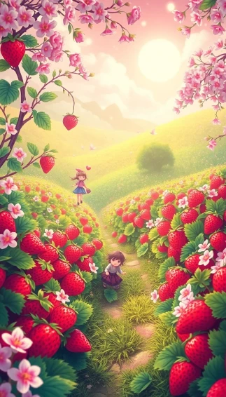 Strawberry Panic Wallpaper