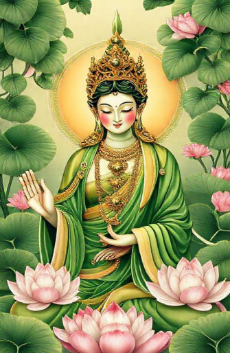Green Tara Wallpaper