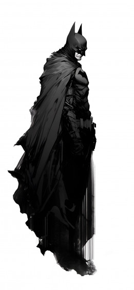 Gothic Black And White Batman Sketch Wallpaper Dc