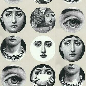 Fornasetti Tema E Variazioni Wallpaper Modern Los