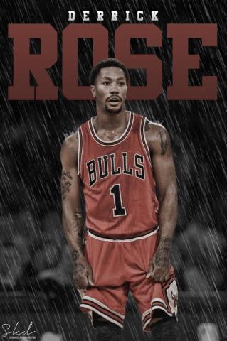 Derrick Rose iPhone Wallpaper On