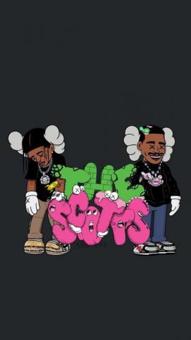 The Scotts X Kaws Wallpaper Kidcudi