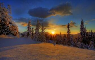 Winter Sunrise HD Wallpaper Gallery
