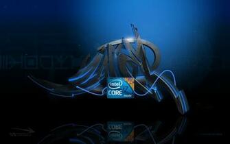 Wallpaper Intel Logo HD Inside