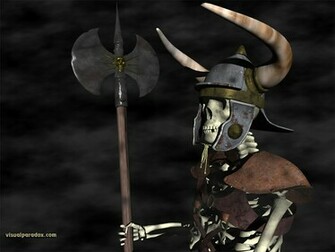 Armor Army Arms Armed Horned Halberd Polearm 3d Wallpaper