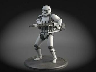 Star Wars First Order Stormtrooper Heavy 3d Model Rigged Max Obj