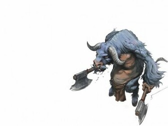 Fantasy Minotaur Wallpaper