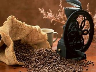 Grind Those Beans Coffee Wallpaper