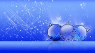Awesome Xmas Shine Blue Background Wallpaper