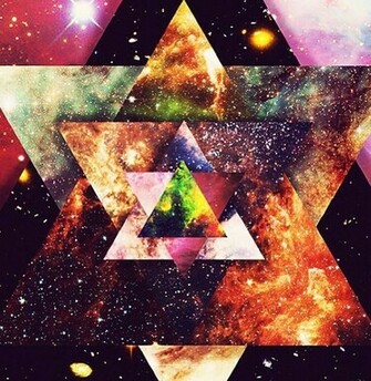 Trippy Cool Peace And Love Stars
