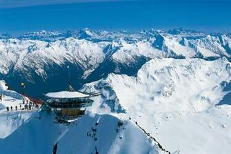 Ski Lodge At The Resort Of Ischgl Austria Wallpaper And Image