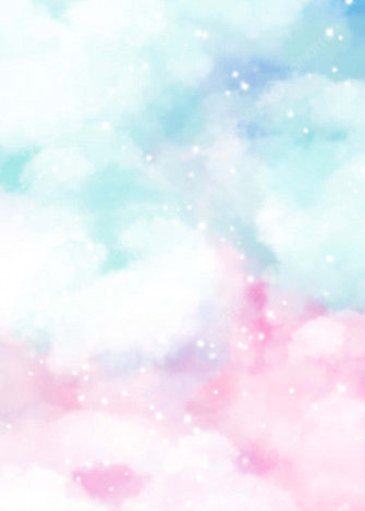 Pink And Blue Clouds Wallpaper