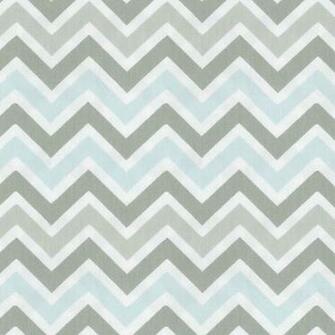 Mist And Gray Chevron Fabric By The Yard Carousel