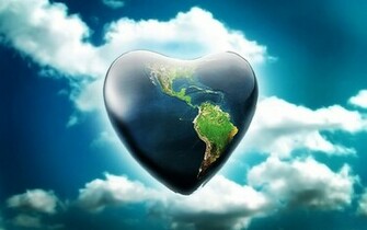 3d Heart Of World Wallpaper Best