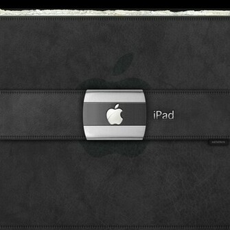 Leather Apple Wallpaper