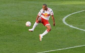 Wallpaper Thierry Henry New York Red