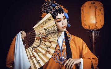 Wallpaper Chinese Girl Peking Opera Dress Up Culture