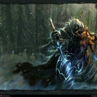 World Of Warcraft Blood Elf Undead Forest Arthas Wallpaper