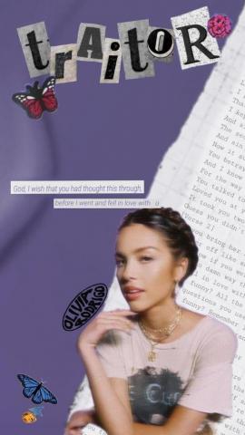 Sour Olivia Rodrigo Wallpaper Traitor By Livswiftierodrigo On