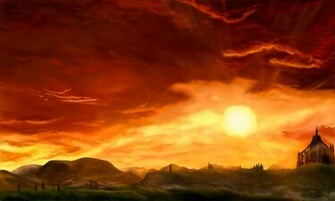 Hyrule Sunset By Tani Chiaki