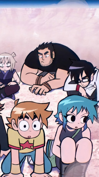 Scott Pilgrim Takes Off Character Netflix Anime 4k Wallpaper