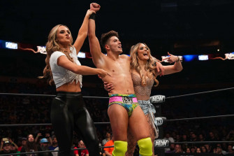 Sammy Guevara With Brazilian Wrestler Wife Tay Melo
