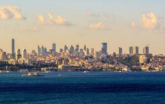Wallpaper Sea The City Skyline Istanbul Bosphorus