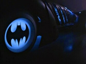 Batman Logo On Batmobile Wheels Wallpaper