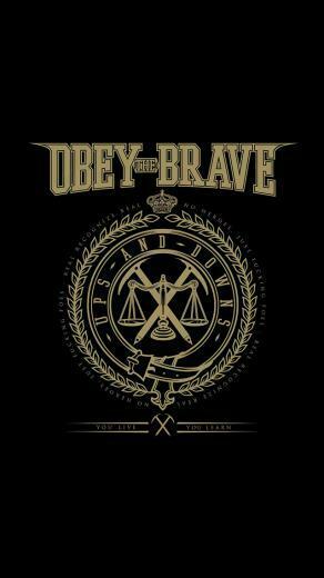 Obey The Brave Ups And Downs iPhone Wallpaper