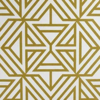 A Street Helios Mustard Geometric Wallpaper Sample 87330sam