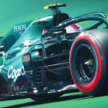 Sebastian Vettel Signed Aston Martin Cognizant Formula One Team