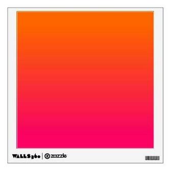 Orange Ombre Background Pink And Wall
