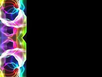 Neon Left Border Background Wallpaper