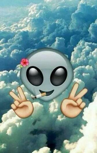 Alien Wallpaper Emoji Emojis