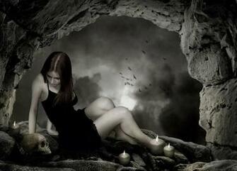 Gothic Computer Wallpaper Desktop Background 3d Dark Women
