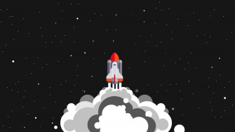 Cartoon Space Wallpaper