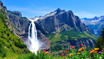 Mountain Waterfall Wallpaper