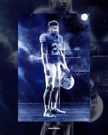 Sid Hosakoppal On Saquon Barkley iPhone Wallpaper