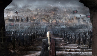Daenerys Targaryen In Battle Wallpaper