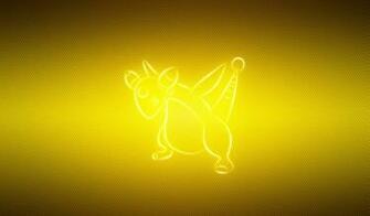 Wallpaper Ampharos Pokemon Animal Yellow