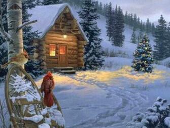 Winter Cabin In The Woods Pictures And Image For Your Desktop