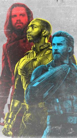 Steve Rogers Sam Wilson Bucky Barnes Wallpaper Teahub Io