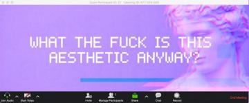 Aesthetic Zoom Background From Art Films And More Syrup